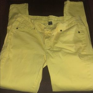 Size 9/10 Neon Yellow Skinny Pants
